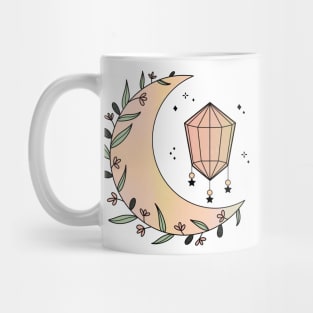 Crystal Floral Moon Sunset Mug